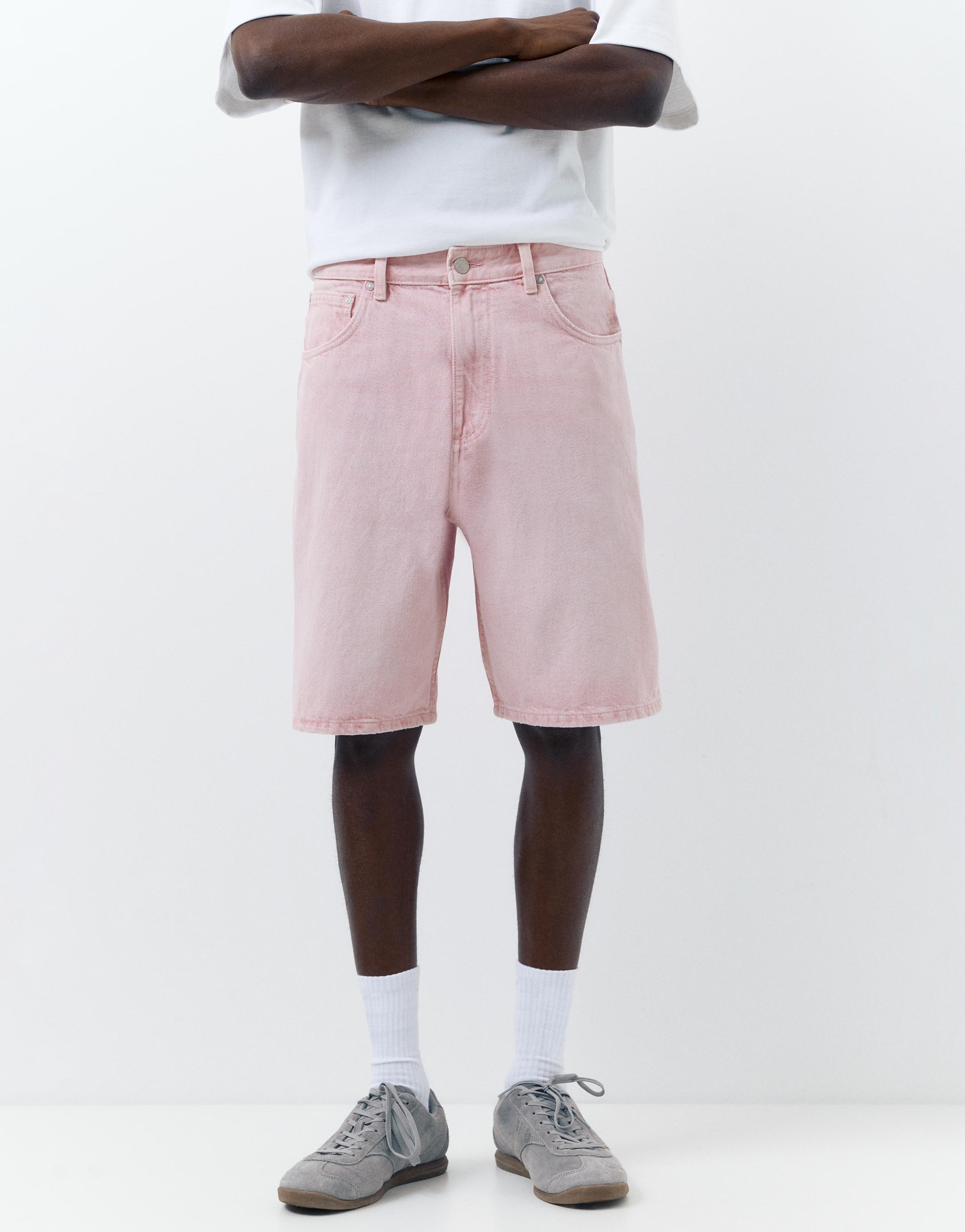 Baggy denim bermuda - Görsel 29