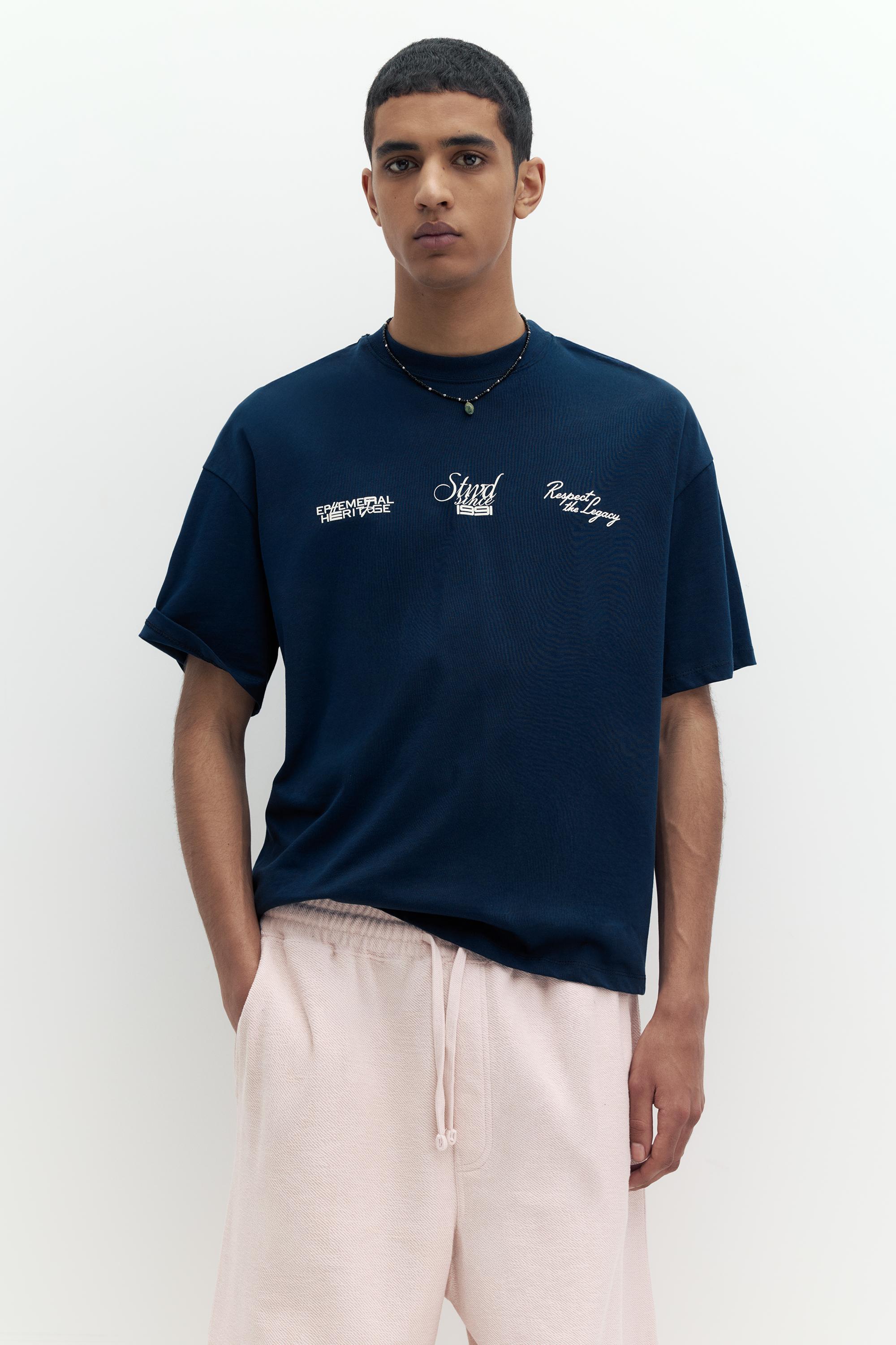 Mavi STWD grafik tişört - Görsel 12