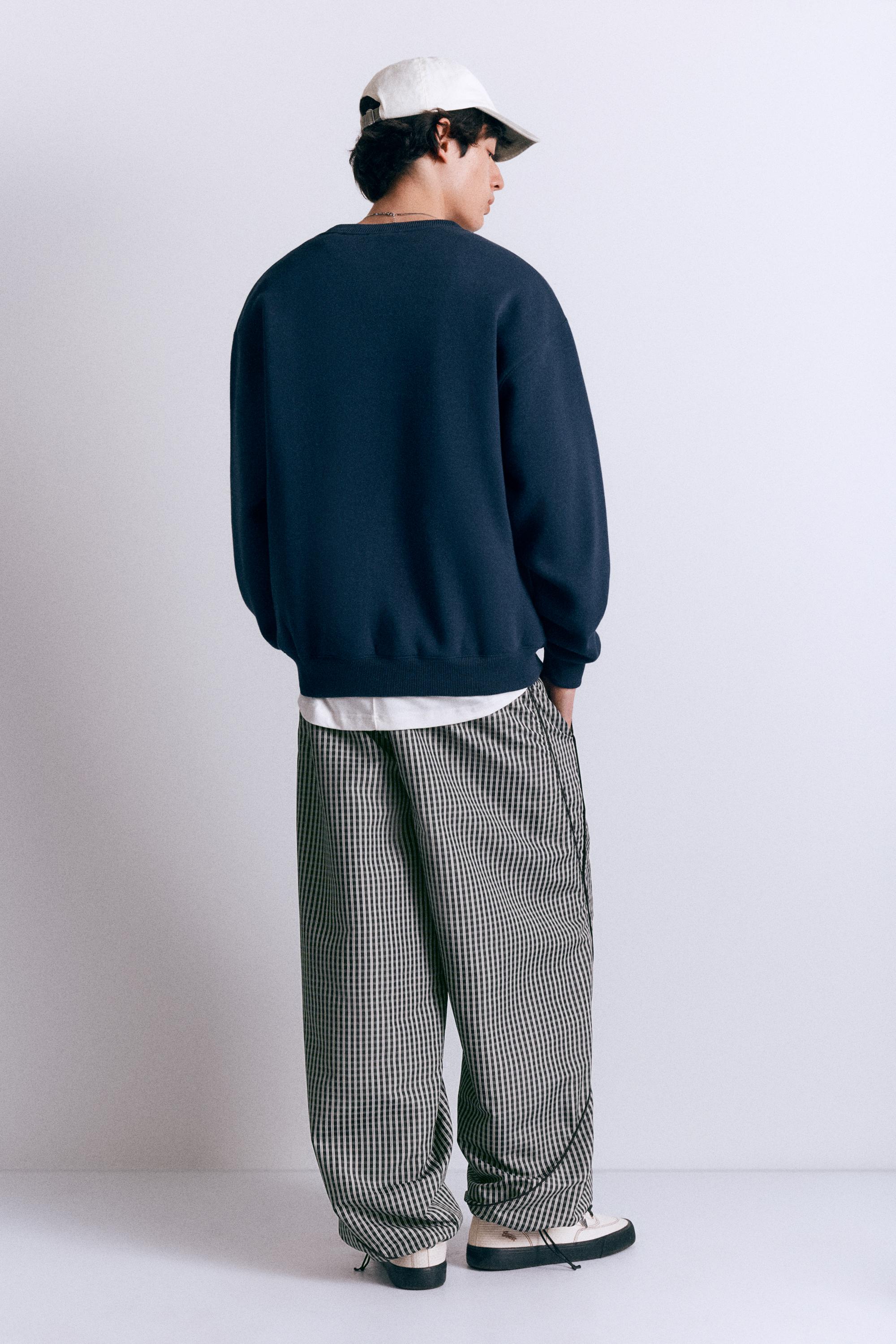 STWD sports joggers — Black/White