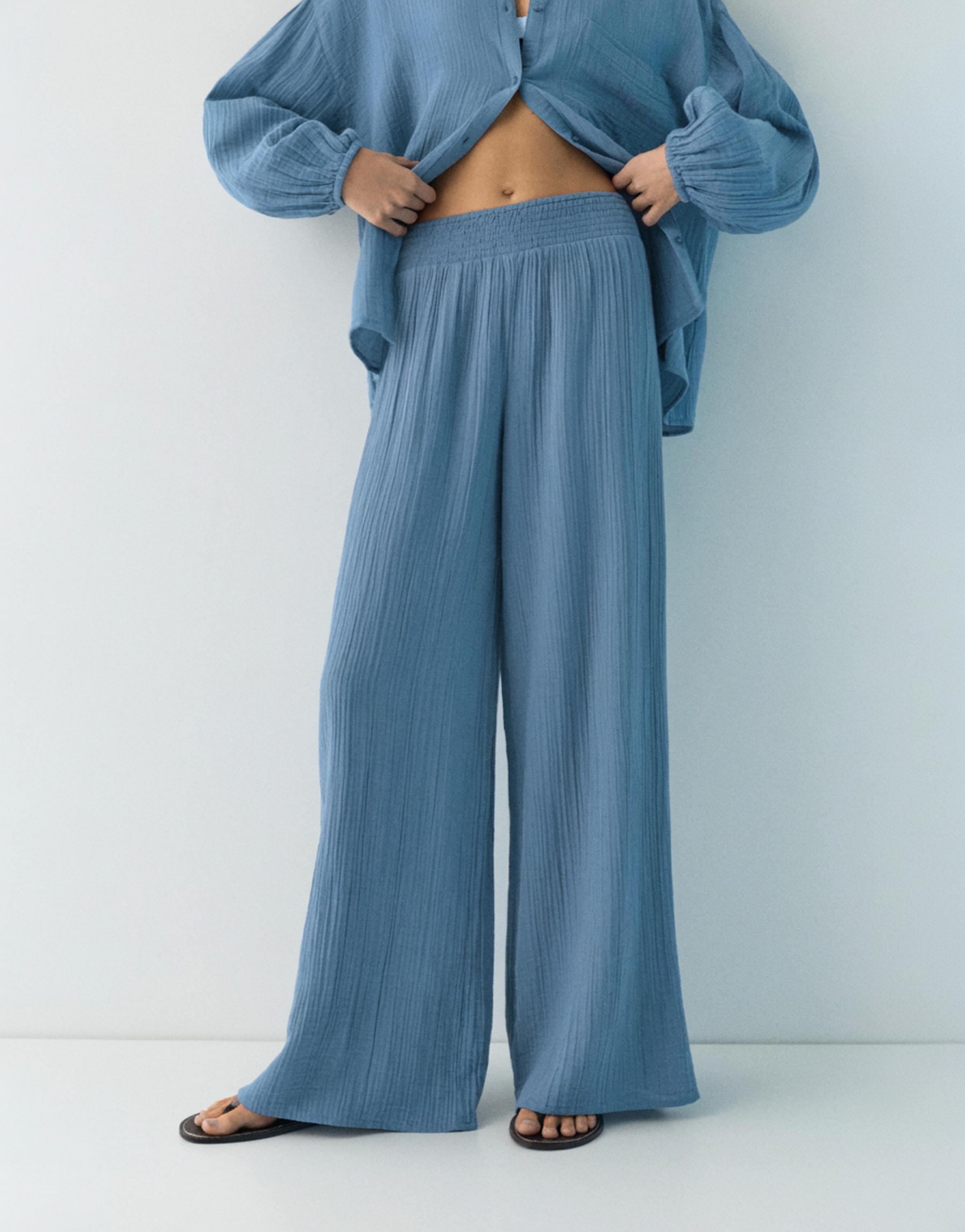 Gazeli görünümlü salaş pantolon - Görsel 8