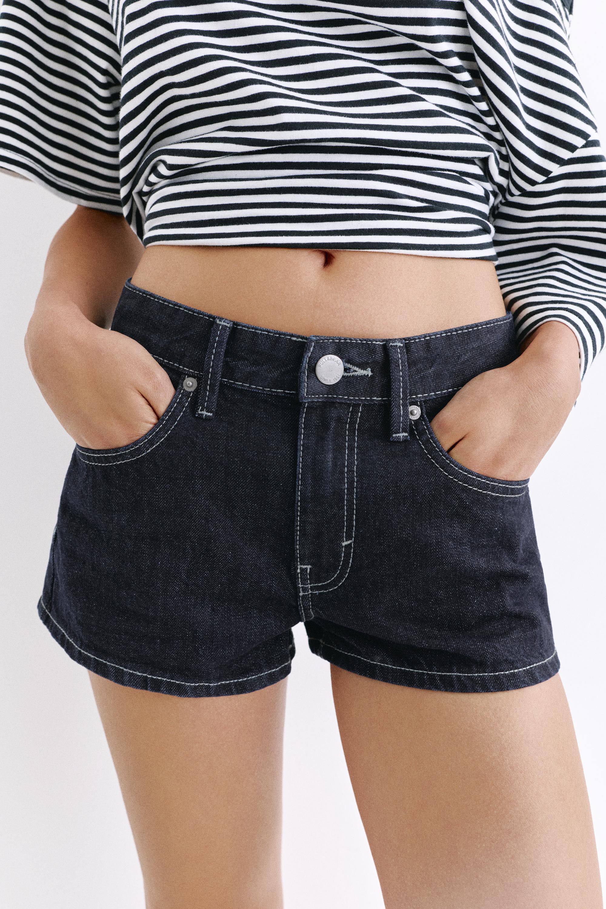 Mini düşük bel şort - Görsel 29