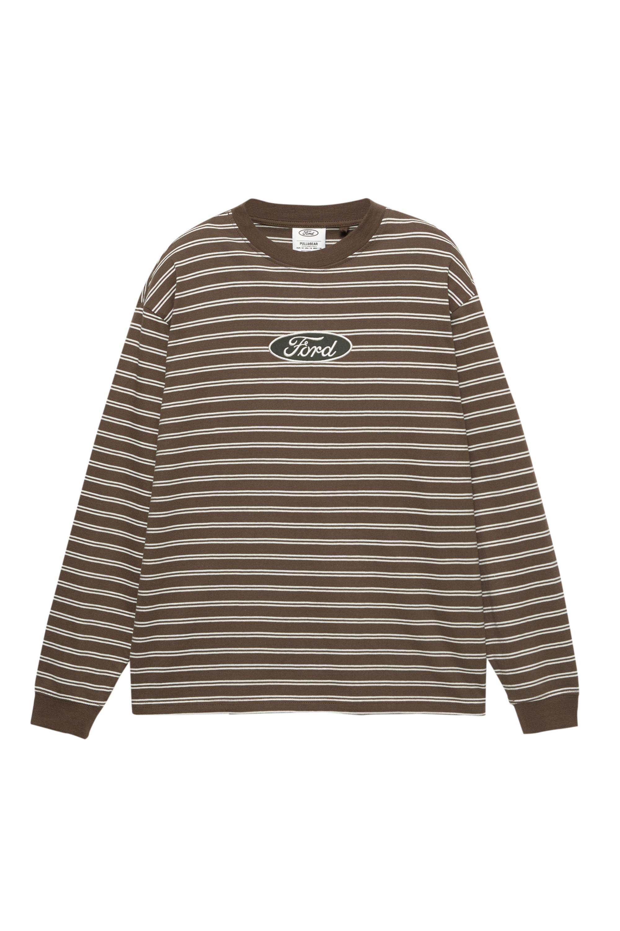 Ford çizgili t-shirt - Görsel 10