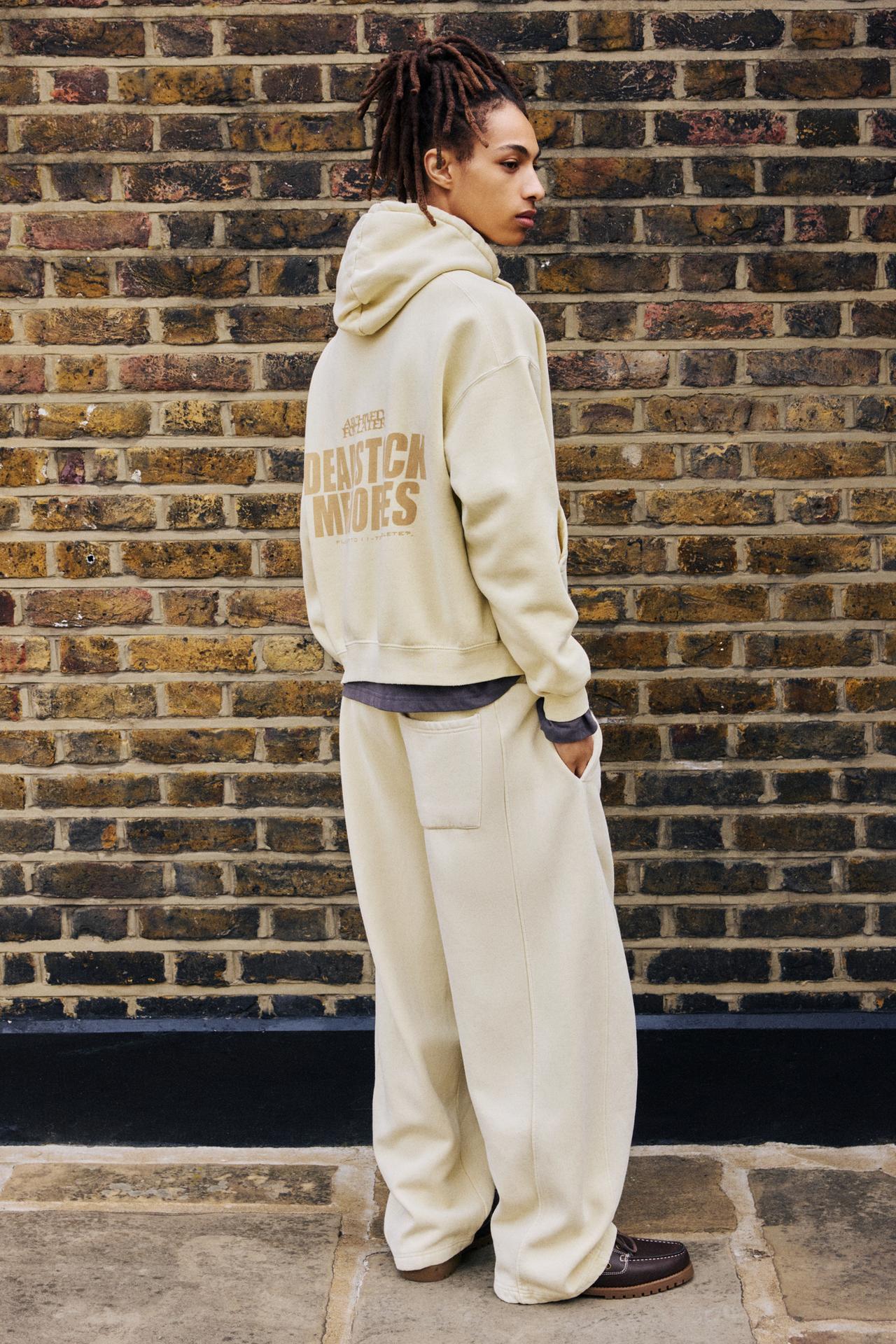 STWD boxy hood sweatshirt — Butter