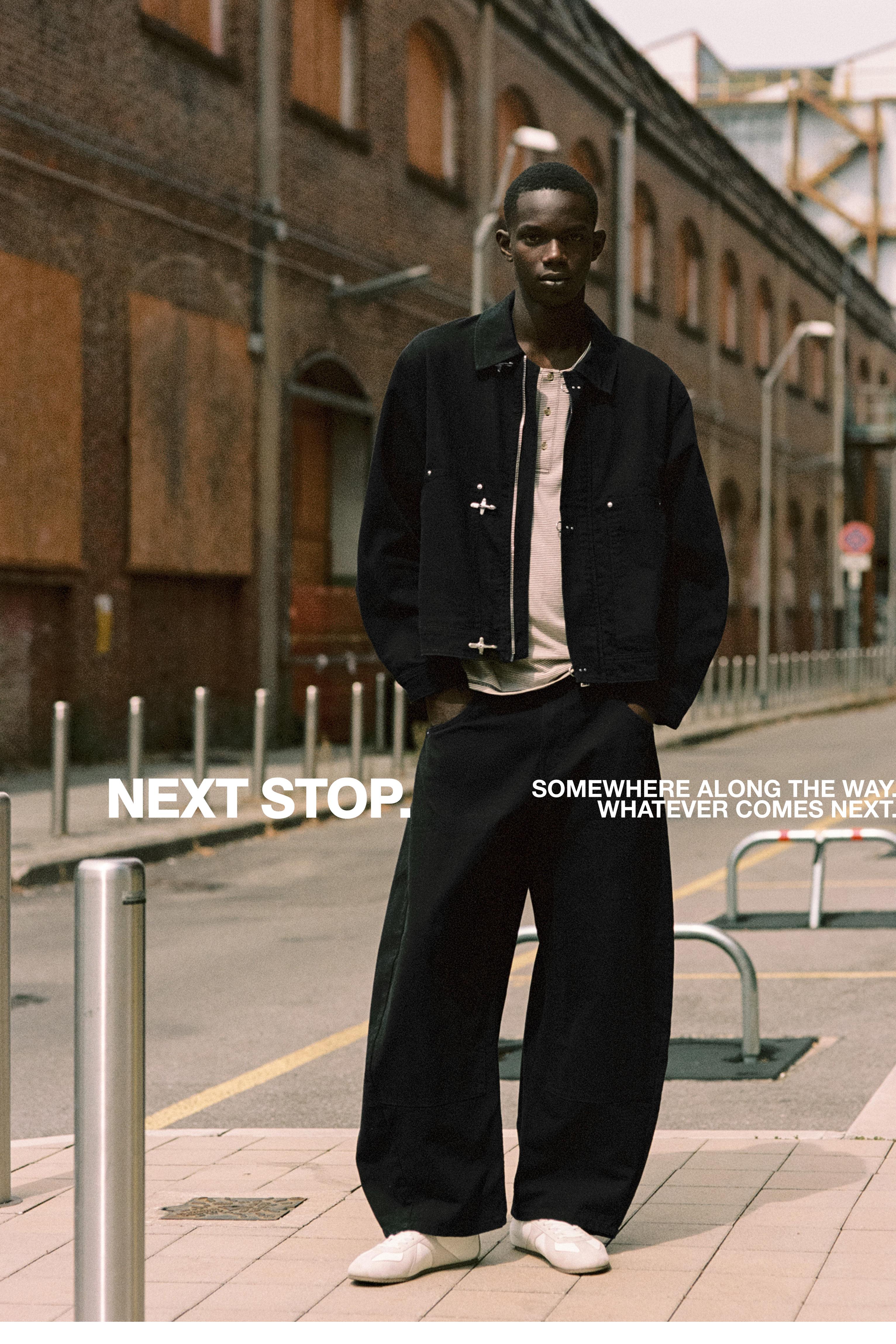 Double-leg trousers — Black