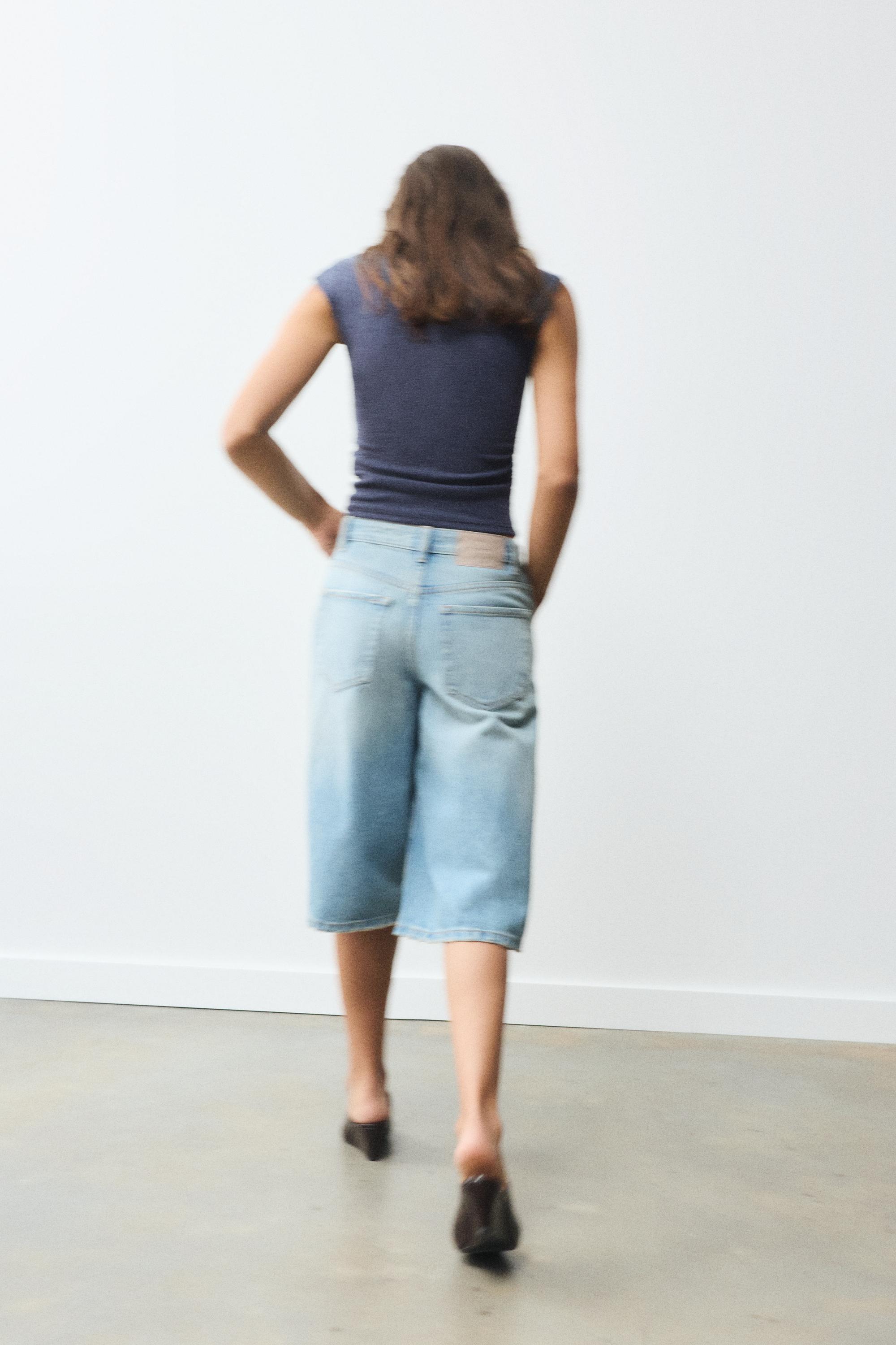 Crepe top — Navy