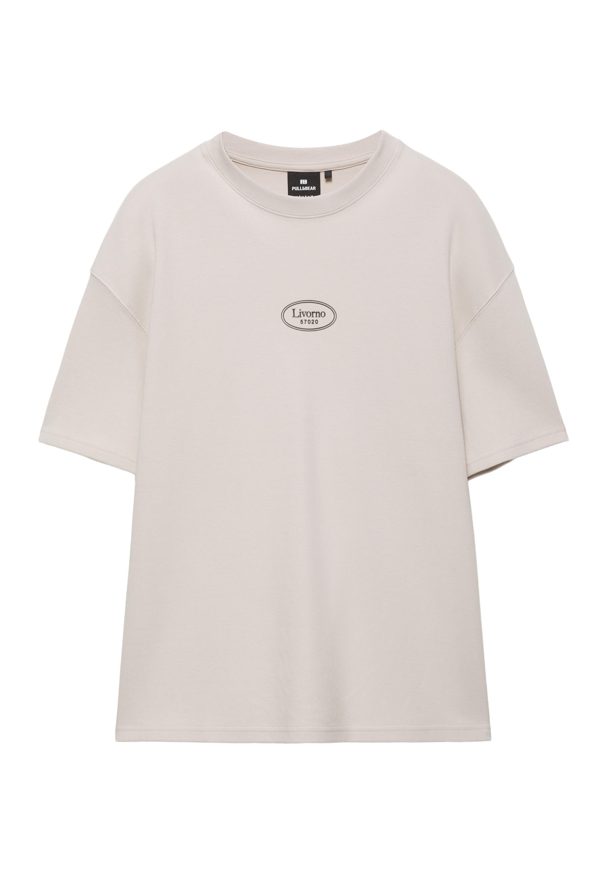 Kısa kollu grafik baskılı sweatshirt