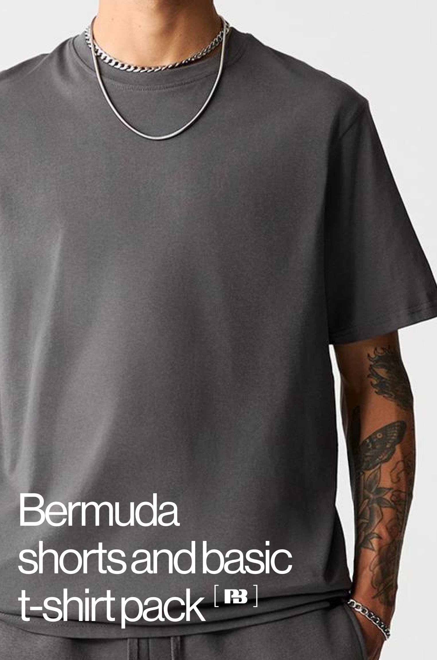 Bermuda jogger ve tişört paketi - Görsel 78