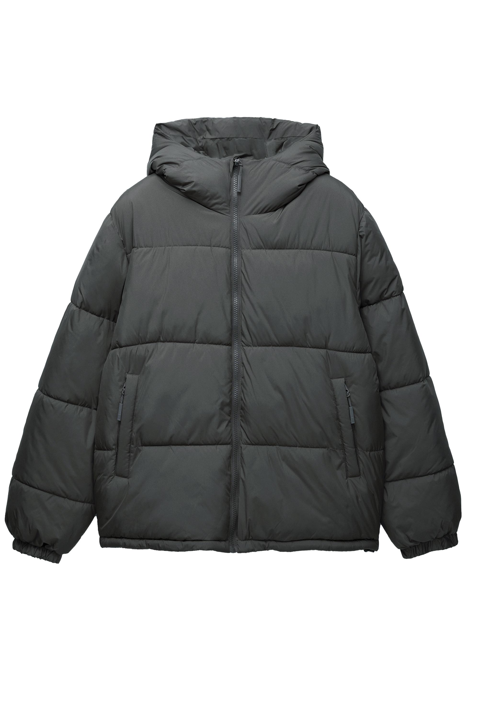 Kapüşonlu Dolgulu Ceket - Görsel 71