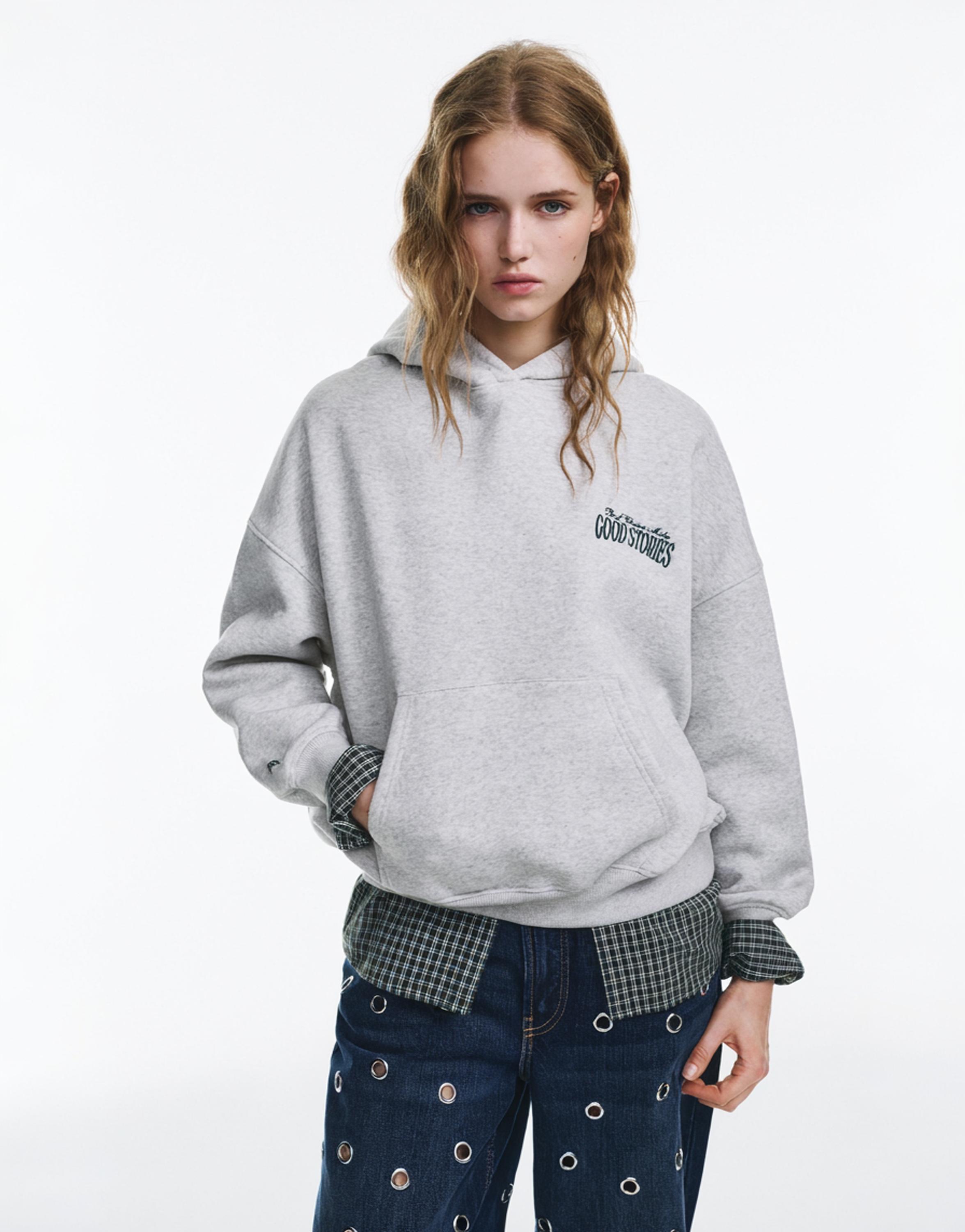 Good Stories kapüşonlu sweatshirt - Görsel 9