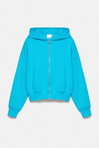 Zip-up hoodie — Turquoise 5