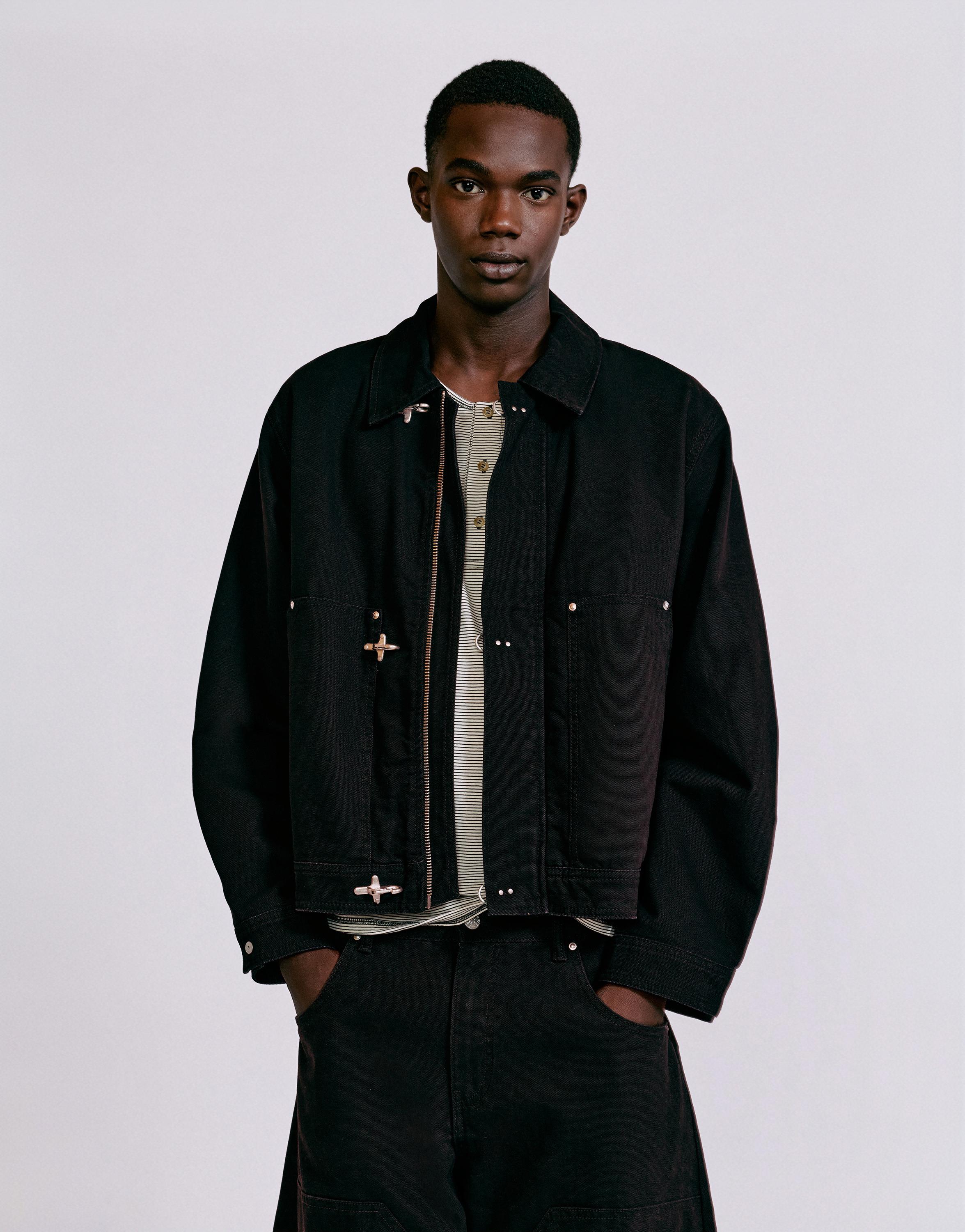 Toggle jacket — Black