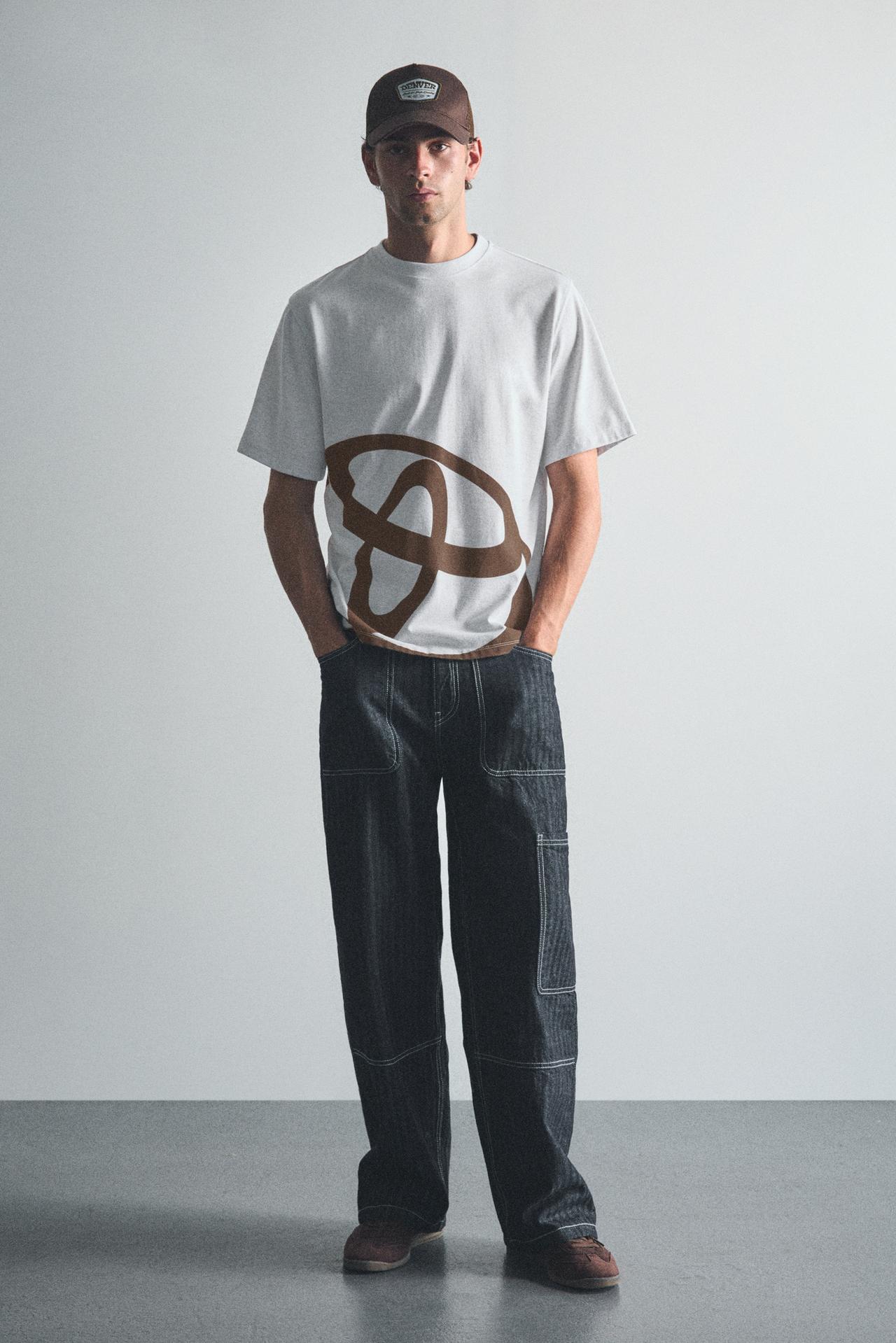 Regular fit Toyota logo T-shirt — Grey marl