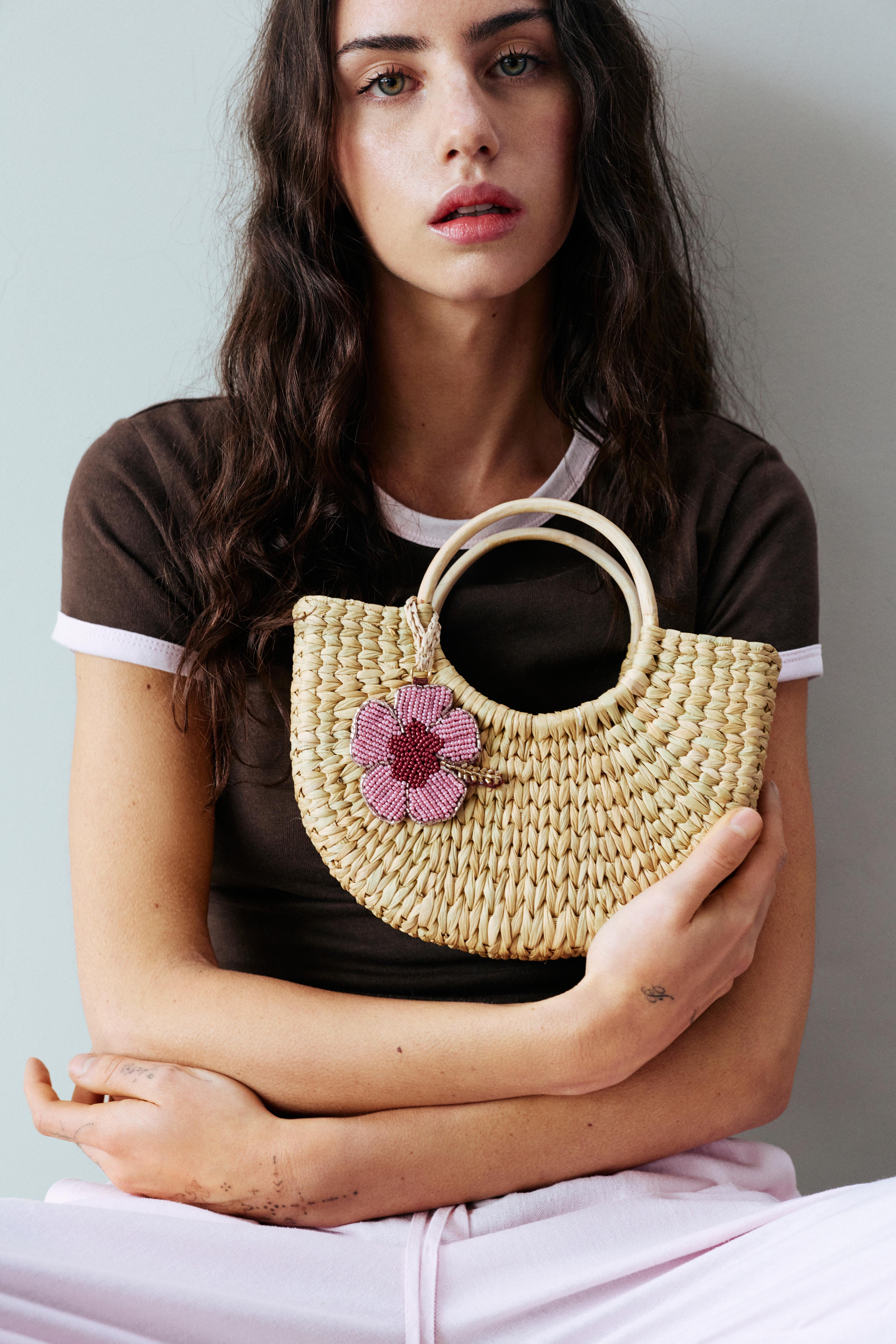 Hasır sepet el çantası - Görsel 14