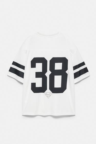 Superman Football T-shirt — Off white 2