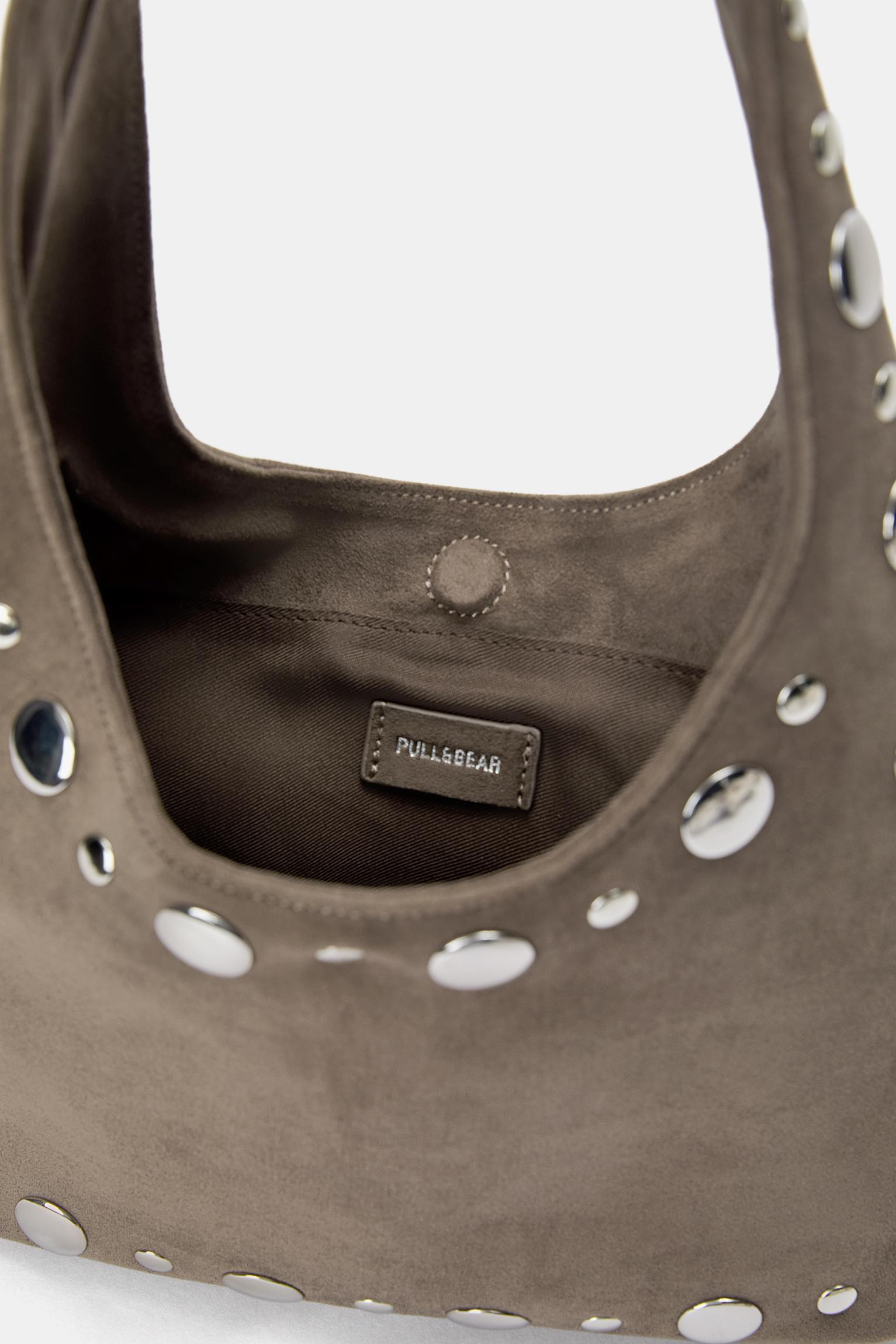 Zımba detaylı omuz çantası - Görsel 19