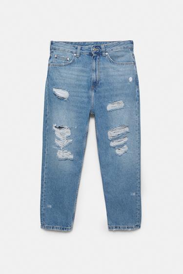 Relaxed fit ripped jeans — Pale indigo 6