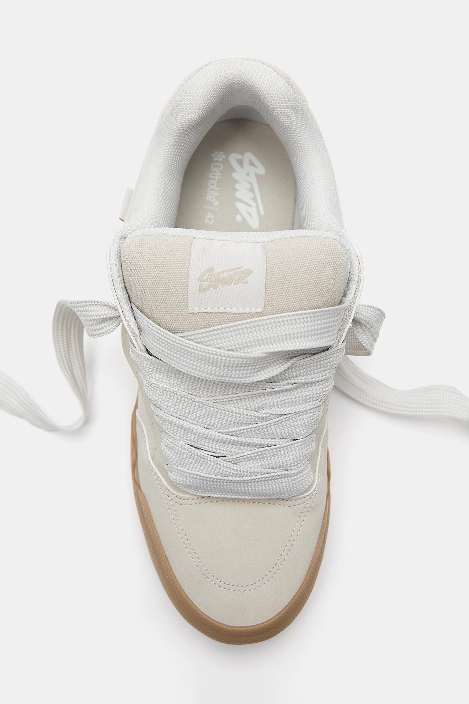 STWD skate trainers — Ecru