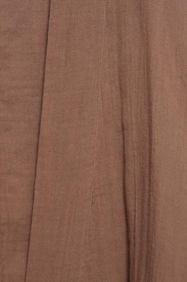 Short voile tunic — Brown 8