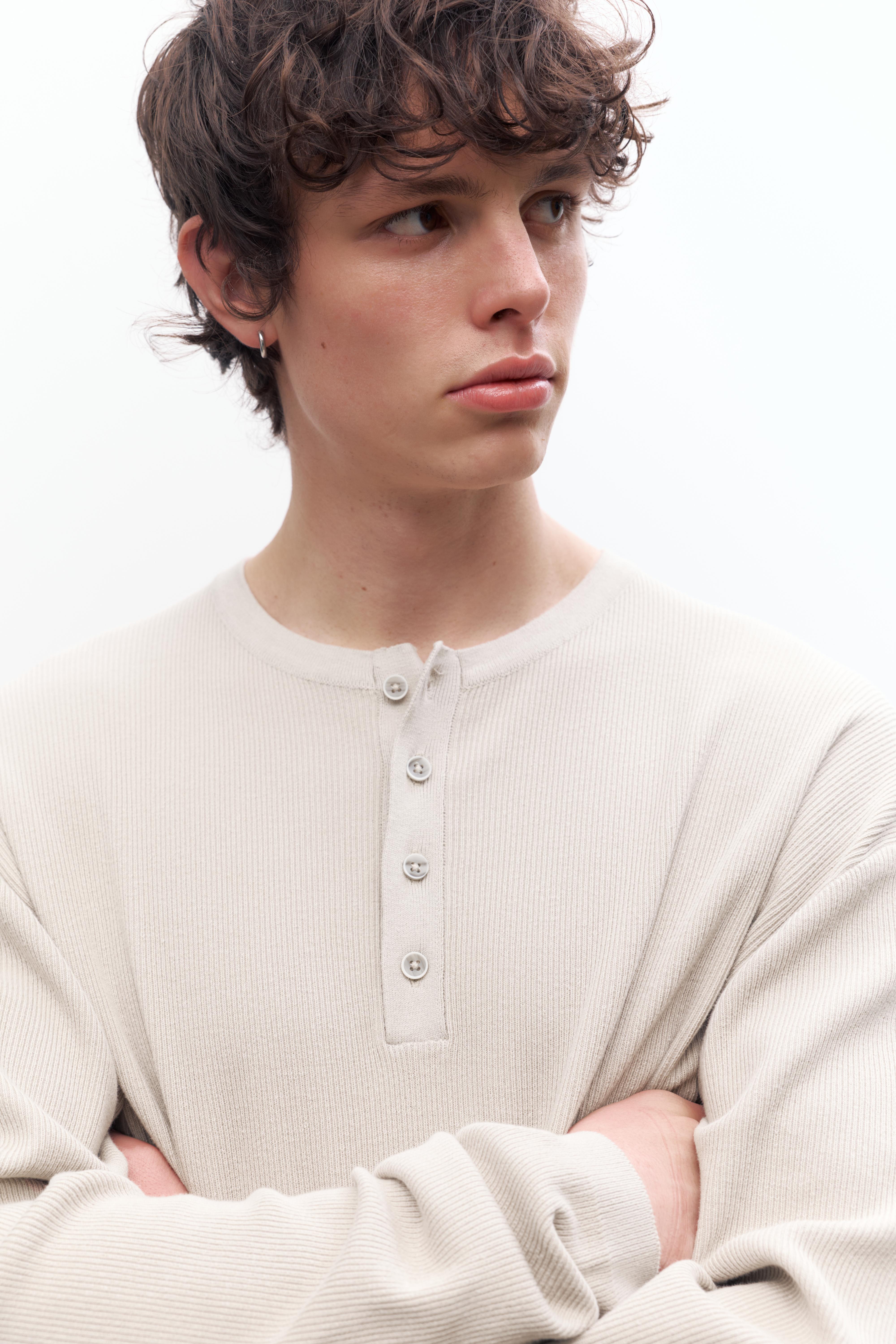 Henley yaka t-shirt - Görsel 12