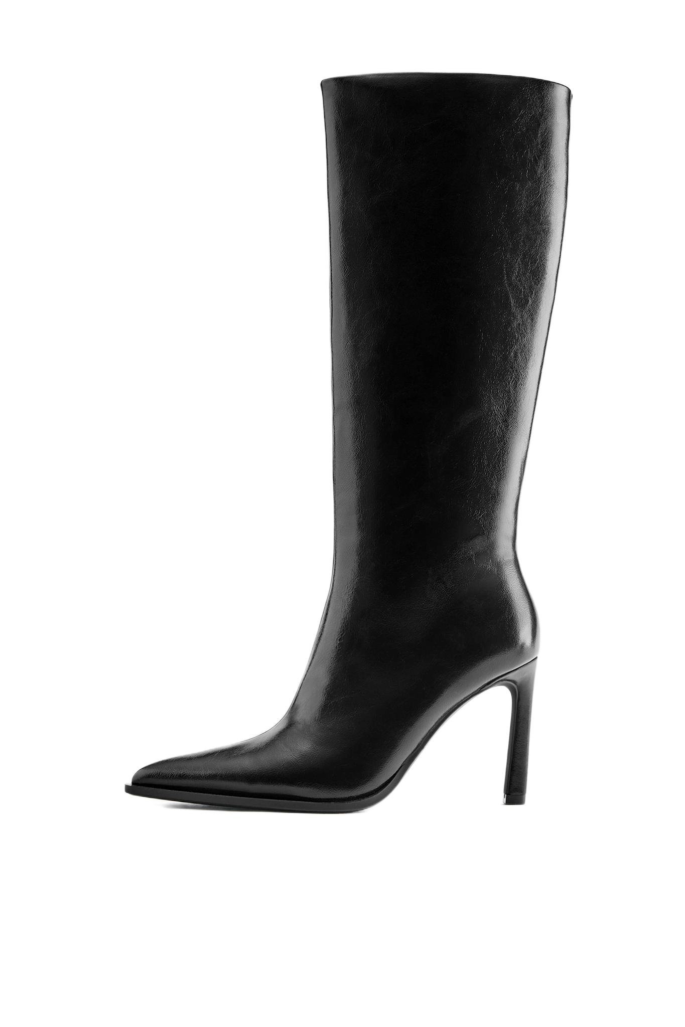 High-heel boots — Black