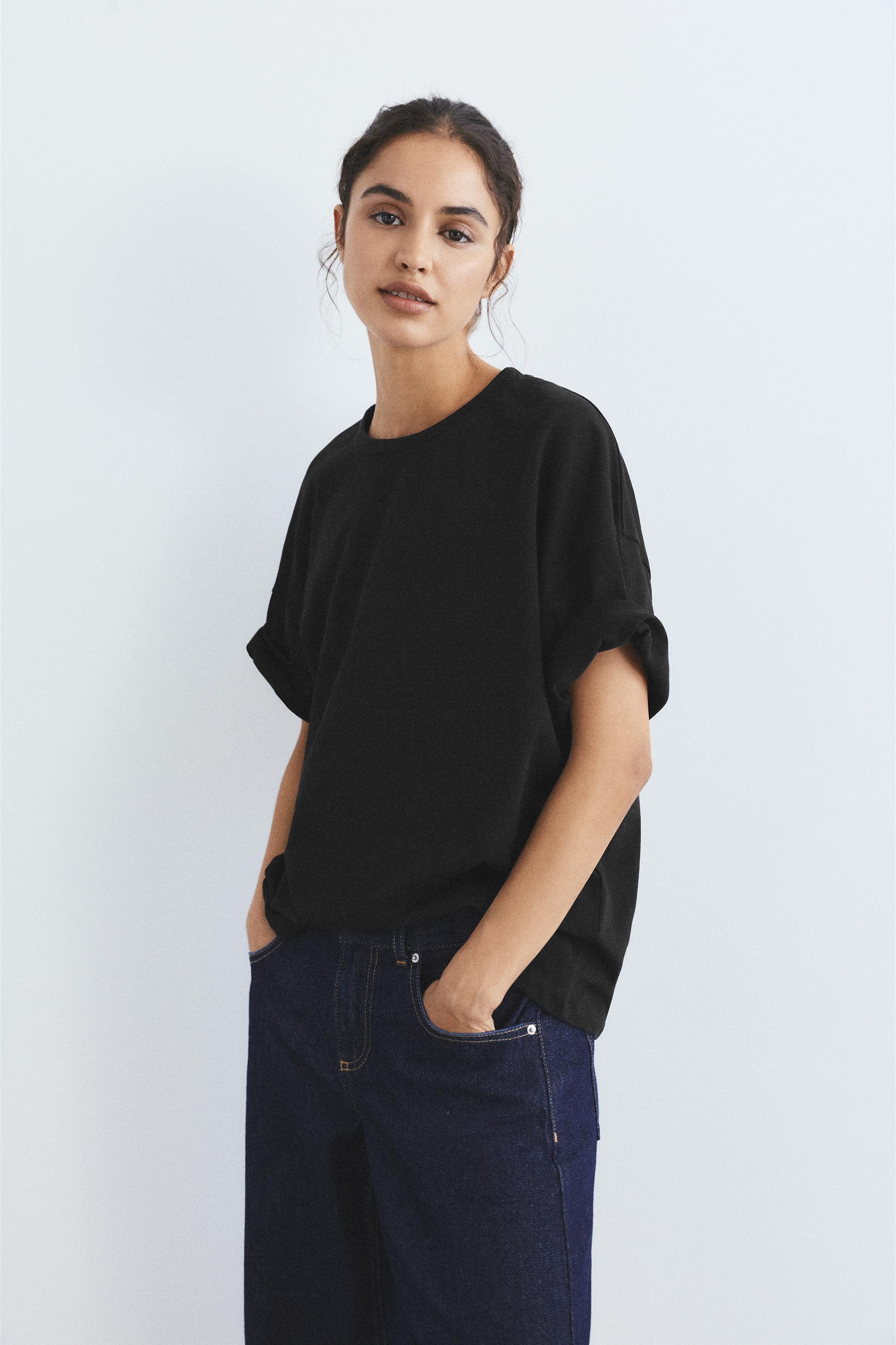 Oversize kısa kollu t-shirt - Görsel 11