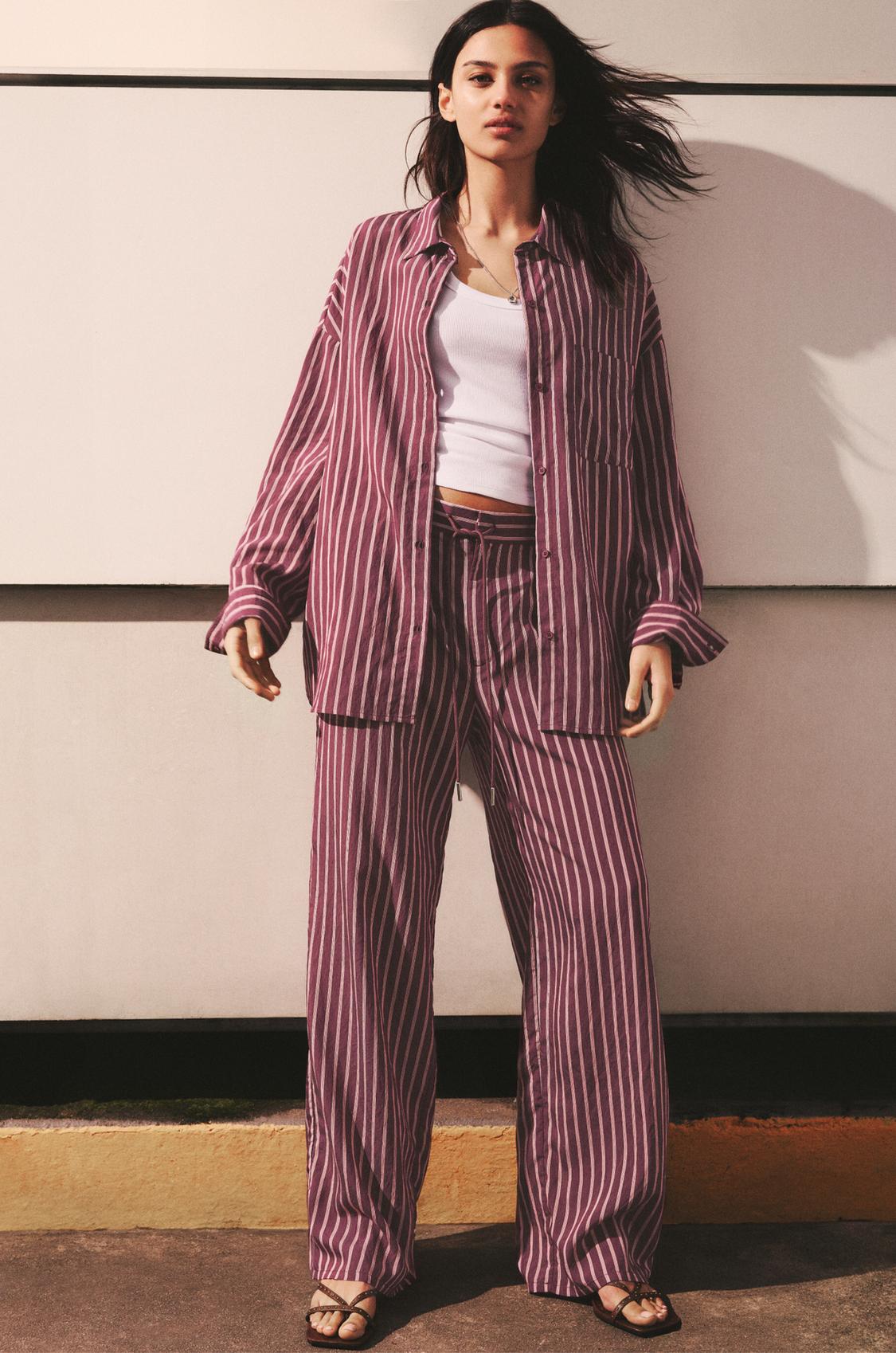 Bear Ropa Pijamas Pull And Bear Mujer Pantalon Pijamero Pantalon