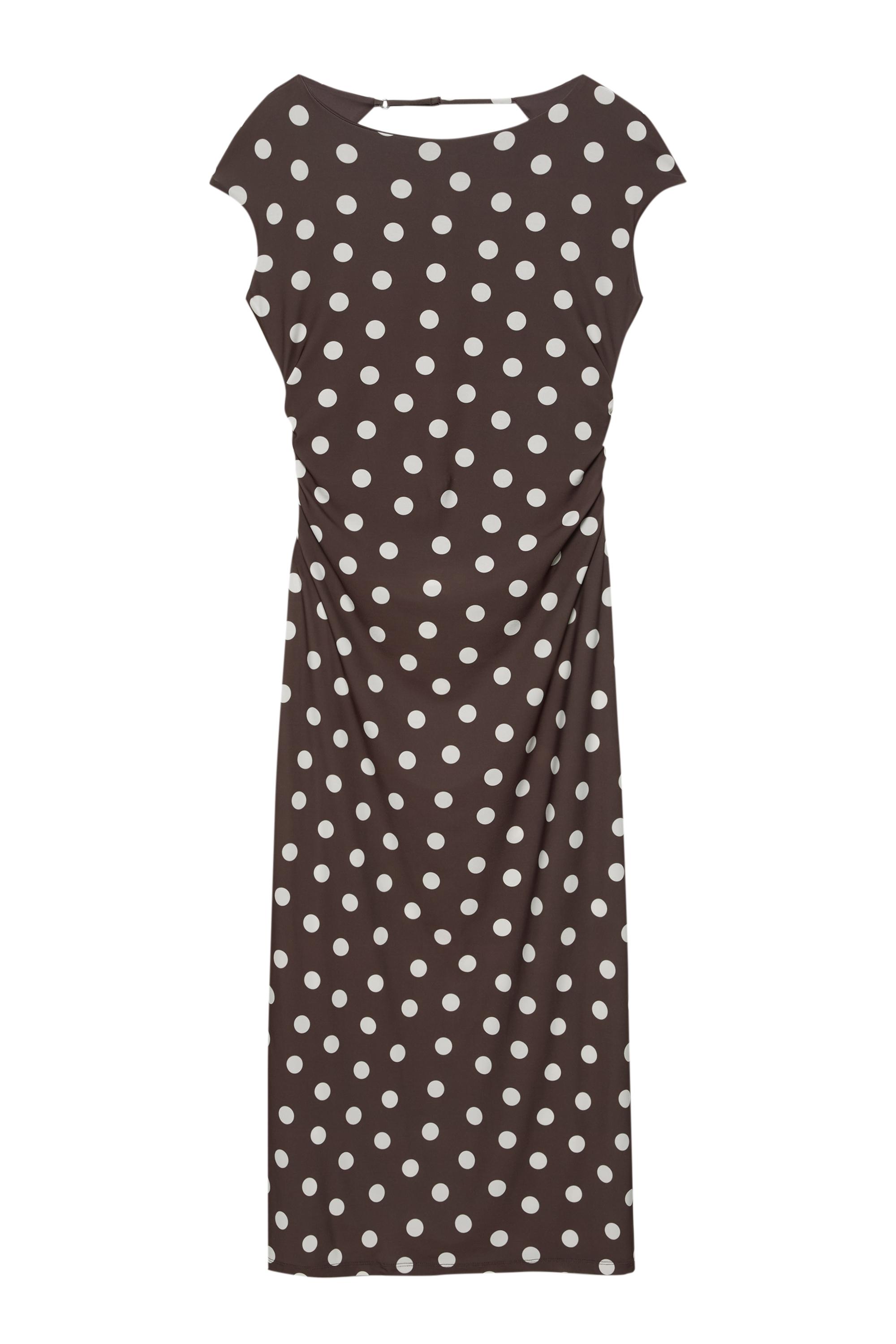 Sırtı açık midi elbise - Görsel 37